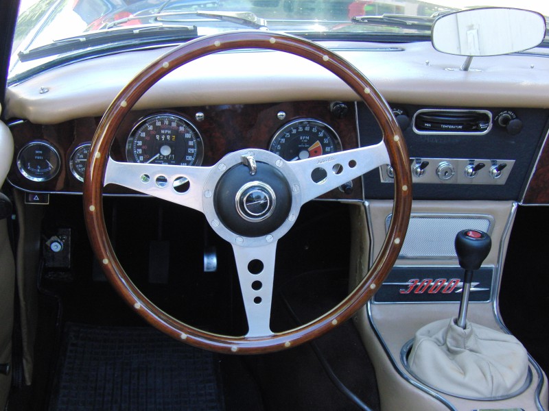  Austin Healey 3000 MK 3 Cockpit