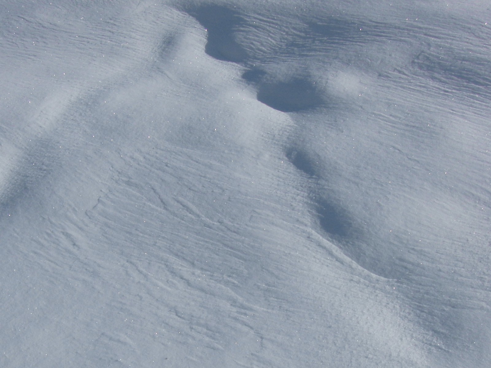 Schnee mit Schatten Schnee mit Schatten