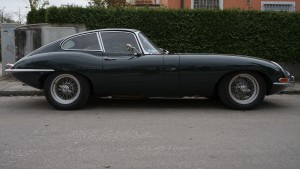 Jaguar E-Type on Street