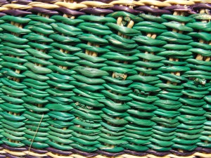Korbgeflecht grün