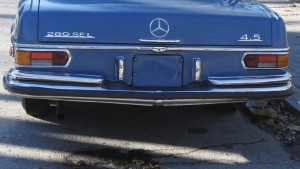Mercedes 280 SEL W 108 Rückansicht