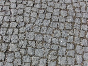 Pflastersteinboden Pflastersteinboden