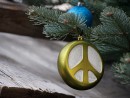Weihnachtskugel Peace