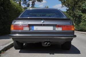 BMW 635 CSi Rückansicht BMW 635 CSi Rückansicht