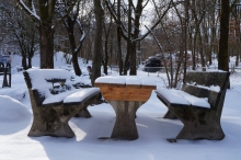 Winterruhe im Park